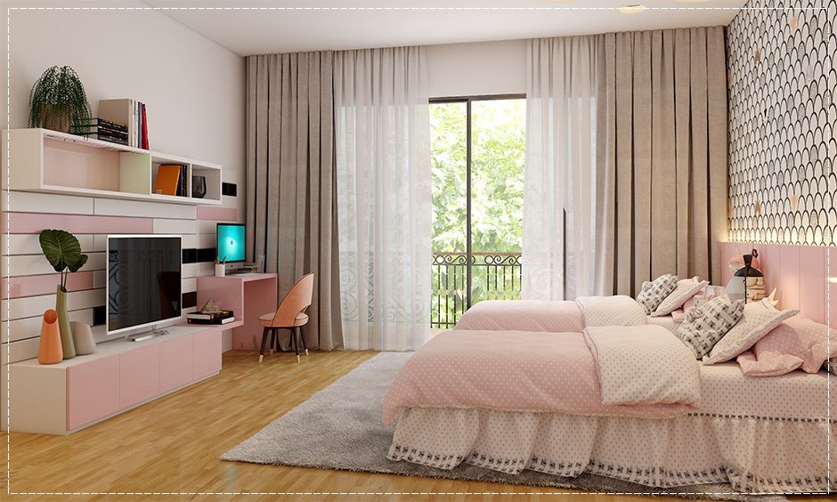 light pinks girls rooms decor images